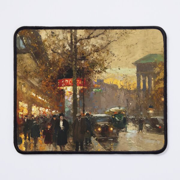 Item preview, la madeleine in crepuscule look from boulevard by Edouard cortès - Edouard cortès artwork designed and sold by namikikkik.