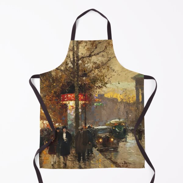 Item preview, la madeleine in crepuscule look from boulevard  by Edouard cortès - Edouard cortès artwork designed and sold by namikikkik.