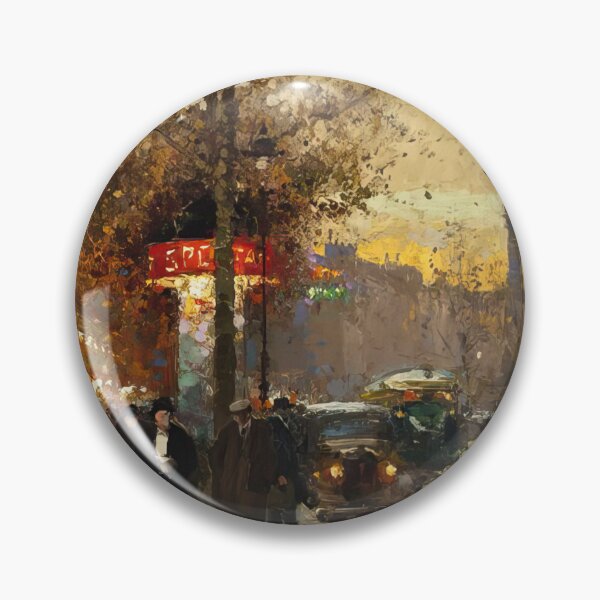Item preview, la madeleine in crepuscule look from boulevard  by Edouard cortès - Edouard cortès artwork designed and sold by namikikkik.