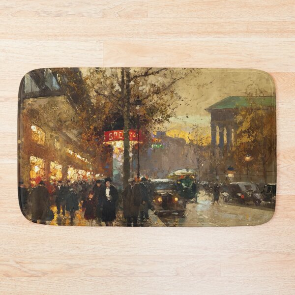Item preview, la madeleine in crepuscule look from boulevard  by Edouard cortès - Edouard cortès artwork designed and sold by namikikkik.