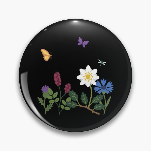 Item preview, Nature · Flowers · Colorful cornflower · Butterfly designed and sold by Sir-Freaky.