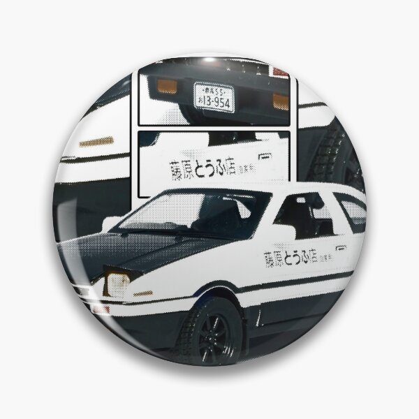 Item preview, Toyota AE86 Trueno Initial D JDM Retro Car Art designed and sold by Never Satisifed AU.