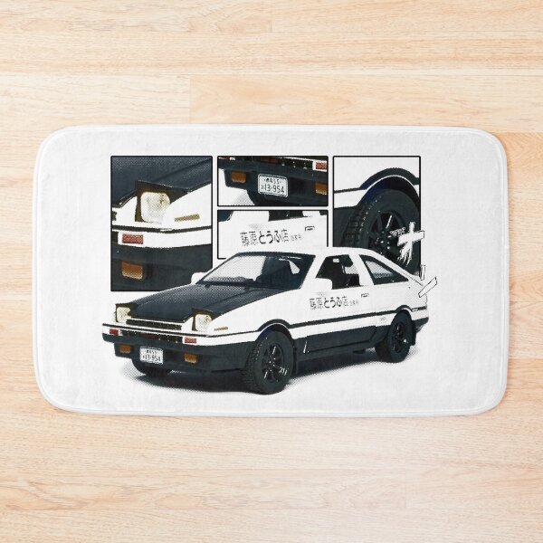 Item preview, Toyota AE86 Trueno Initial D JDM Retro Car Art designed and sold by Never Satisifed AU.