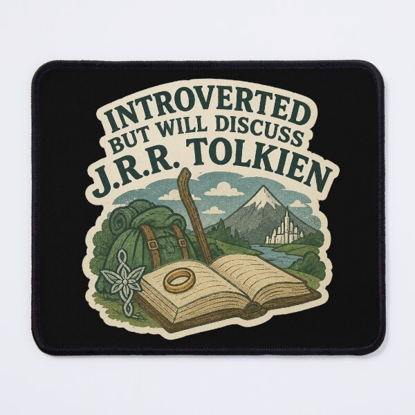 Item preview, Introverted Tolkien Reader designed and sold by Emilykerryart.