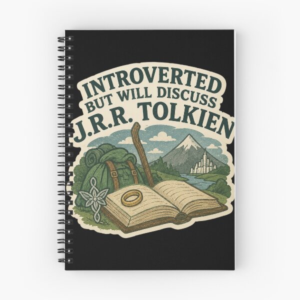 Item preview, Introverted Tolkien Reader designed and sold by Emilykerryart.