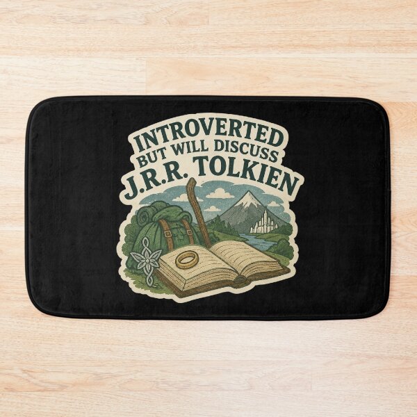 Aperçu de l'œuvre Lecteur introverti de Tolkien créée et vendue par Emilykerryart.