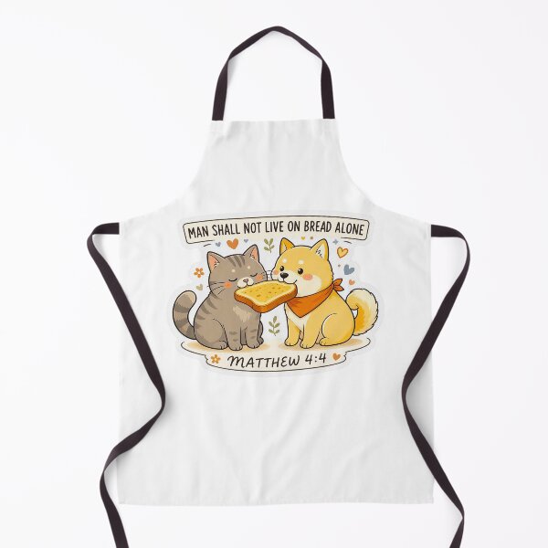 Item preview, Matthew 4:4 Man Shall Not Live On Bread Alone designed and sold by plushism.