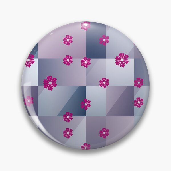 Item preview, Blue and purple floral pattern design designed and sold by Chi261.