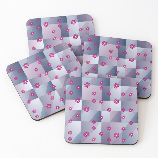 Item preview, Blue and purple floral pattern design designed and sold by Chi261.