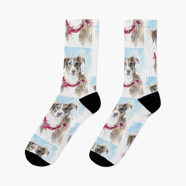Item preview, Dog Portrait, Heterochromia, Red Bandana designed and sold by caracatita75.