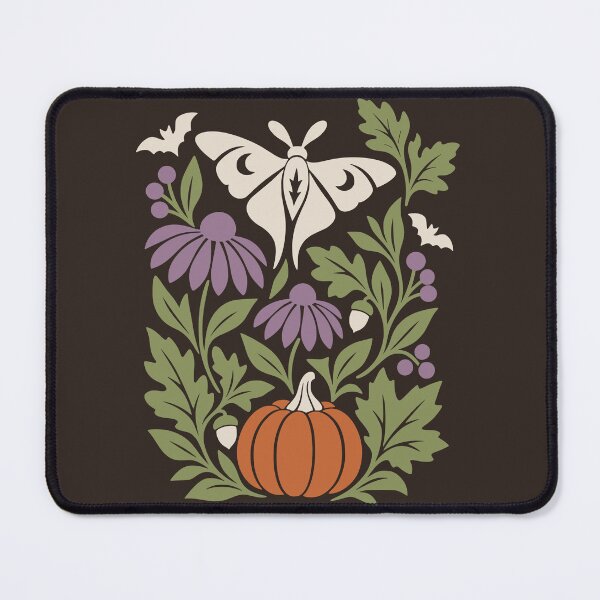 Item preview, Witchy Moth Pumpkin Spooky Botanical designed and sold by MavtM.