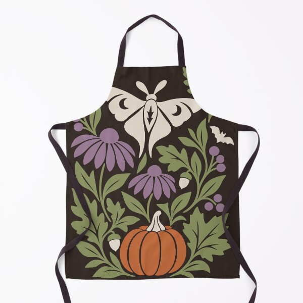 Item preview, Witchy Moth Pumpkin Spooky Botanical designed and sold by MavtM.