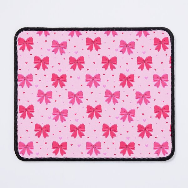 Item preview,  cute pink bows and heart designed and sold by burbura.
