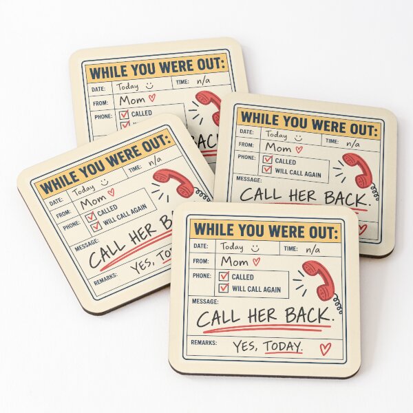 Item preview, Call Your Mom Dorm Pillow – While You Were Out College Move In Gift designed and sold by astersgraphics.