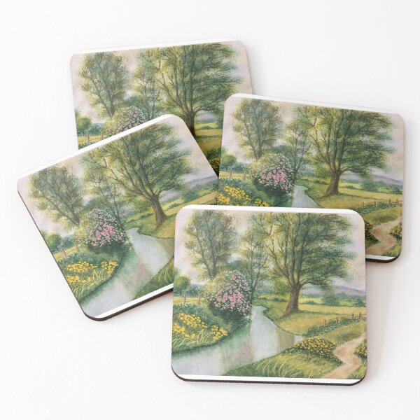 Item preview, Country stream designed and sold by BrendaMillenArt.