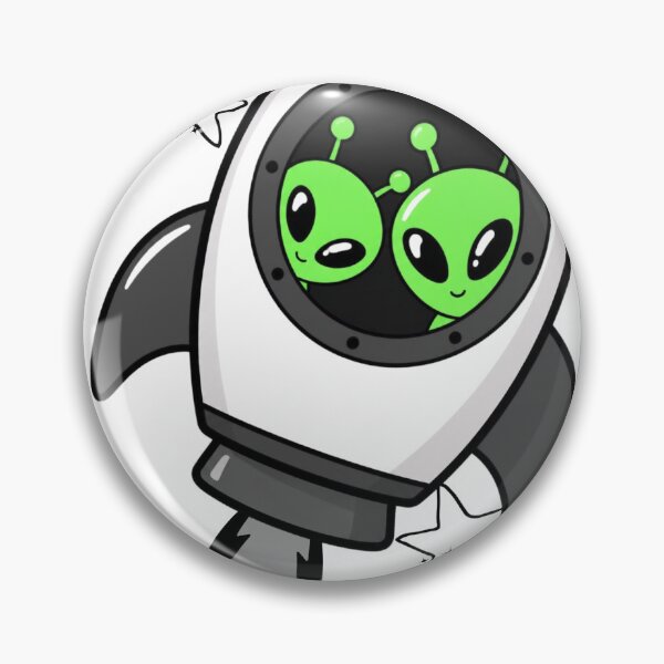 Item preview, Two aliens in a space ship designed and sold by Kerryn Wood.