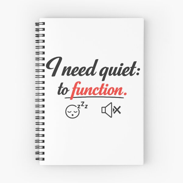 Item preview, I Need Quiet To Function Funny Introvert Quote Design designed and sold by MarselArt.