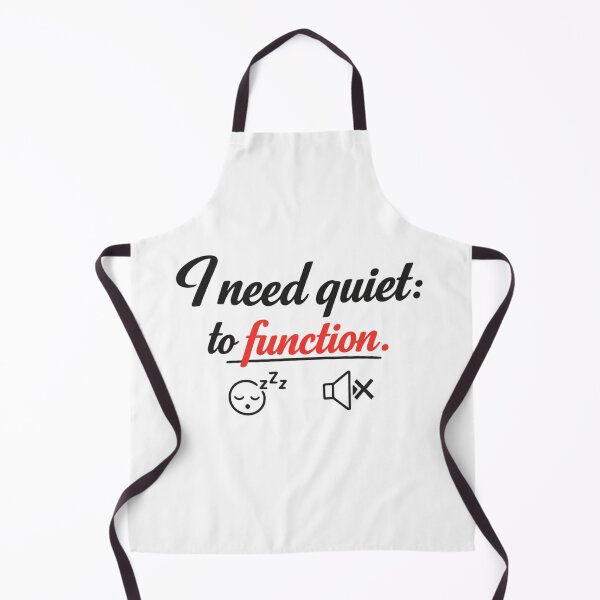 Item preview, I Need Quiet To Function Funny Introvert Quote Design designed and sold by MarselArt.