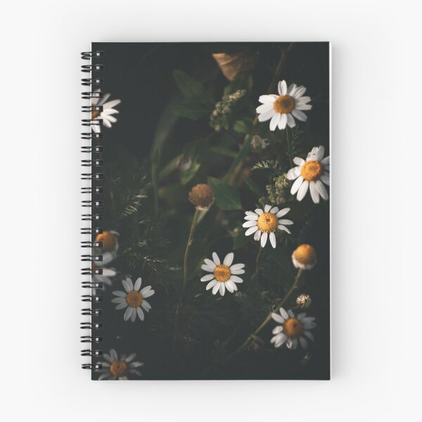 Item preview, Moody White Chamomile Daisies Dark Botanical Photography designed and sold by wildsilencee.