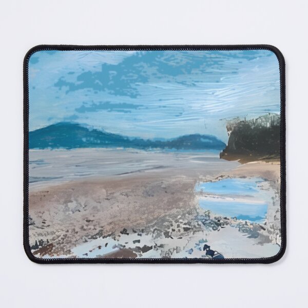 Item preview, Serene Coastal Estuary Impressionist Landscape Art designed and sold by BotanicalCanva.