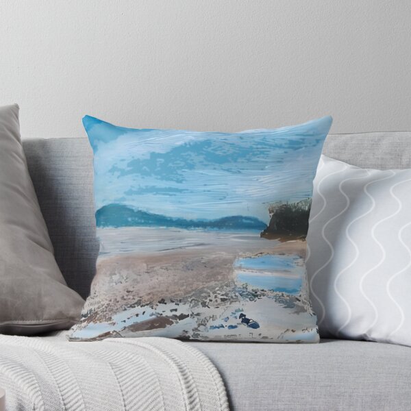 Item preview, Serene Coastal Estuary Impressionist Landscape Art designed and sold by BotanicalCanva.