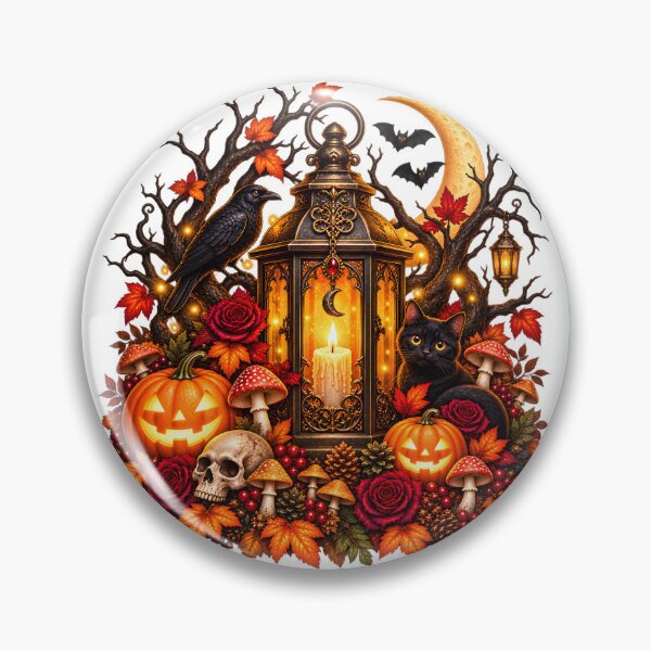 Item preview, Autumn Lantern Haven – Gothic Halloween designed and sold by Clothes With Smiling Animals Walt Gral.