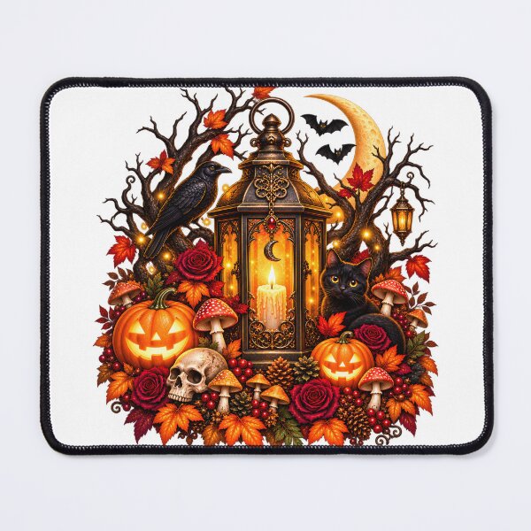 Item preview, Autumn Lantern Haven – Gothic Halloween designed and sold by Clothes With Smiling Animals Walt Gral.