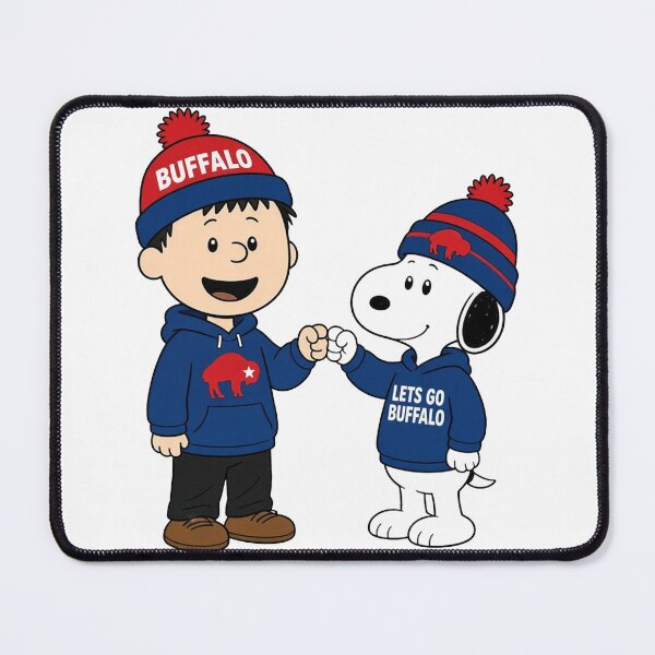 Item preview, Snoopy-Buffalo-Let's Go designed and sold by WindlerAlexzand.