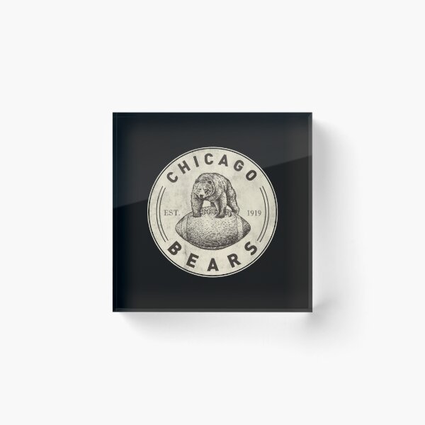 Item preview, Vintage Sketch Grizzly Bear Football Mascot Badge designed and sold by quitofbortshcb.
