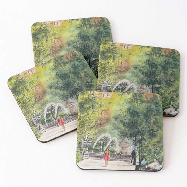Item preview, Manhattan park stroll inspired by Geoff kersey0 designed and sold by BrendaMillenArt.