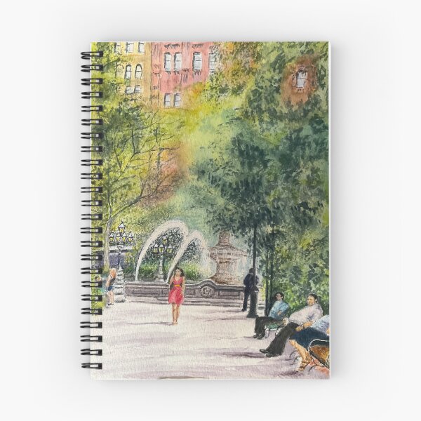 Artikelvorschau, Ein Spaziergang in einem Park in Manhattan, inspiriert von Geoff Kersey0 entworfen und verkauft von BrendaMillenArt.