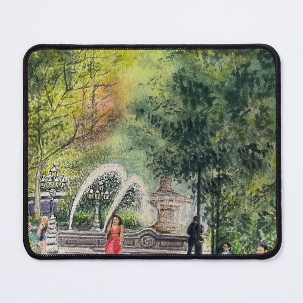 Item preview, Manhattan park stroll inspired by Geoff kersey0 designed and sold by BrendaMillenArt.