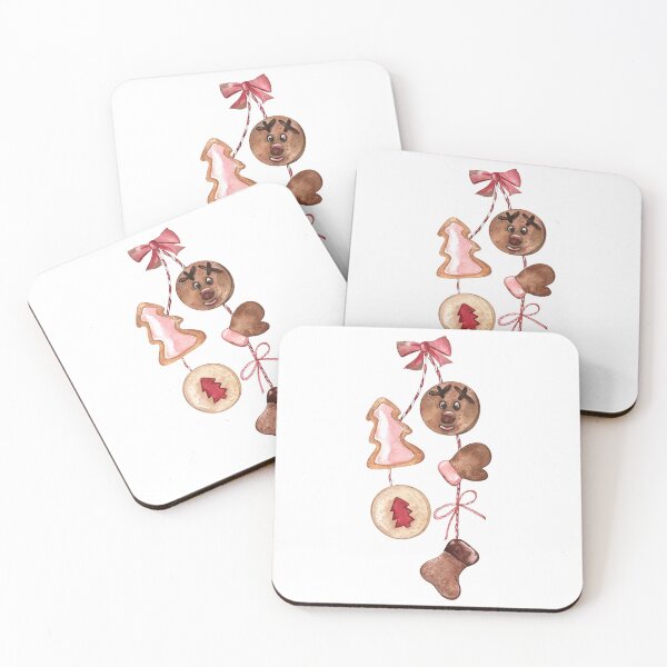 Item preview, Christmas Cookies Decoration in Brown Color designed and sold by Flowersforbear.