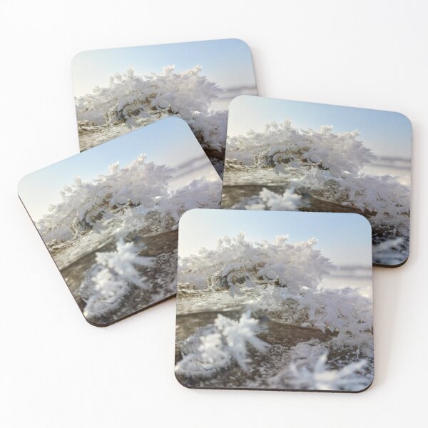 Item preview, Frosty ice crystals on pebbles designed and sold by Peter-Mahr.