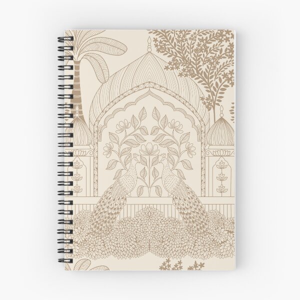 Item preview, Golden Peacock Toile Luxe Vintage Palace Arch designed and sold by DColourMuse.