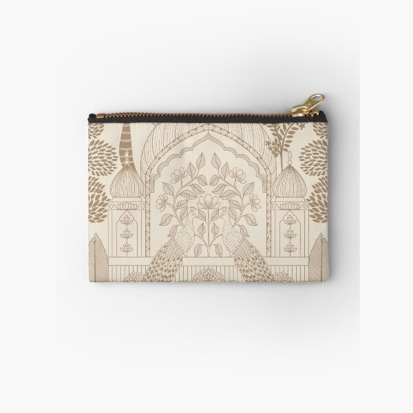 Item preview, Golden Peacock Toile Luxe Vintage Palace Arch designed and sold by DColourMuse.