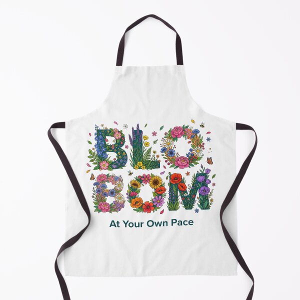 Item preview, Bloom At Your Own Pace Floral Letters Botanical Quote designed and sold by Sanan Israyilli.