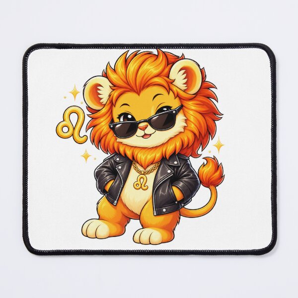 Item preview, Leo pride with this cute and stylish zodiac lion designed and sold by Leo Bennett.