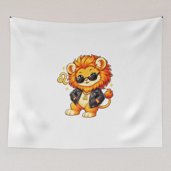 Item preview, Leo pride with this cute and stylish zodiac lion  designed and sold by Leo Bennett.