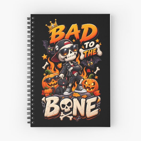 Item preview, Bad to the Bone Halloween Skeleton designed and sold by Yomere.