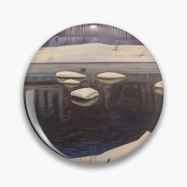 Item preview, au sable river winter adirondacks 1960 by Rockwell Kent - Rockwell kent paintings designed and sold by namikikkik.