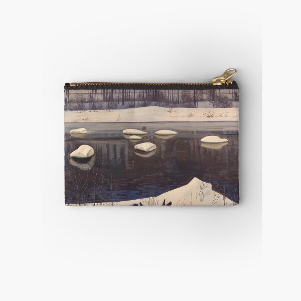 Item preview, au sable river winter adirondacks 1960 by Rockwell Kent - Rockwell kent paintings designed and sold by namikikkik.