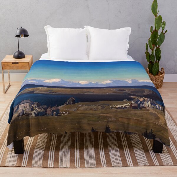Item preview, island village coast of maine 1909 1 by Rockwell Kent - Rockwell kent paintings designed and sold by namikikkik.