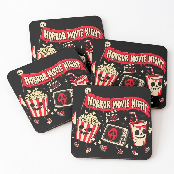 Item preview, Retro Horror Movie Night designed and sold by Imaginationbeyond.