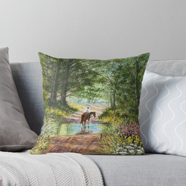 Item preview, Forest horse and rider designed and sold by BrendaMillenArt.
