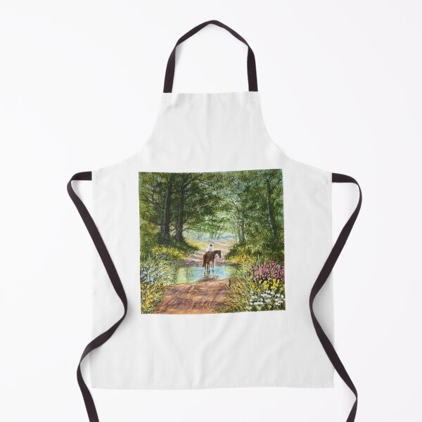 Item preview, Forest horse and rider designed and sold by BrendaMillenArt.