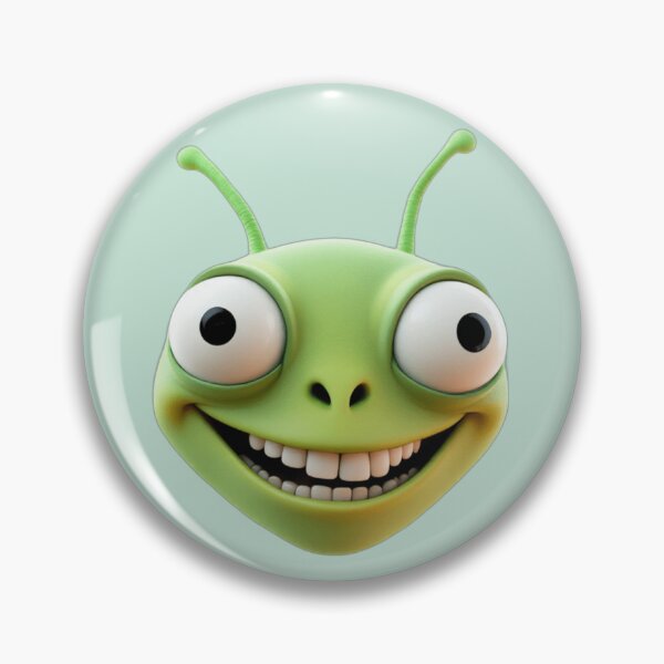 Item preview, Funny Green Alien Smile designed and sold by chicworld2026.