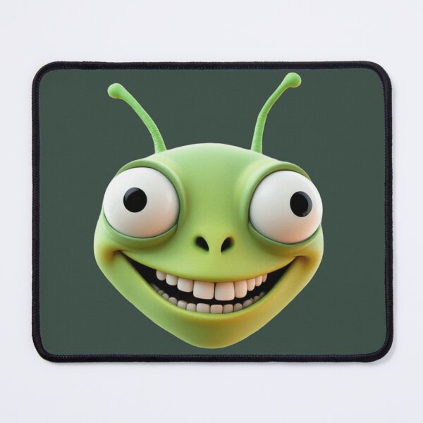 Item preview, Funny Green Alien Smile designed and sold by chicworld2026.