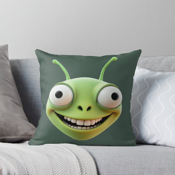 Item preview, Funny Green Alien Smile designed and sold by chicworld2026.