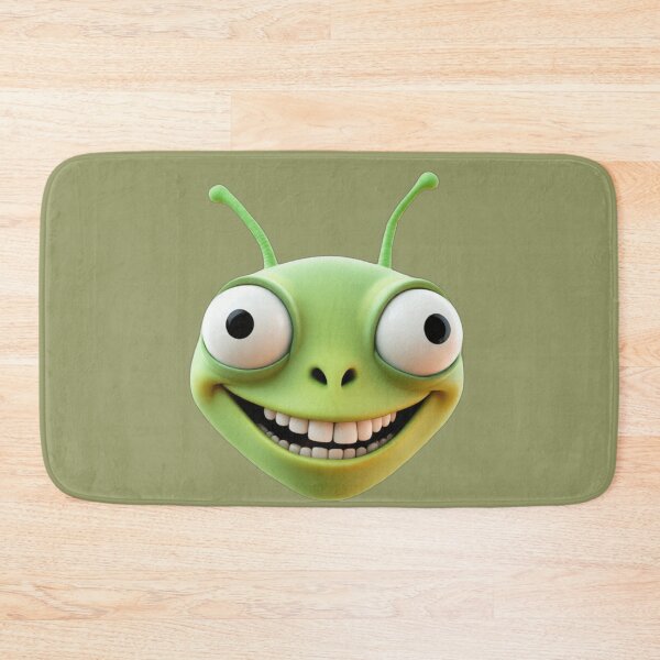 Item preview, Funny Green Alien Smile designed and sold by chicworld2026.